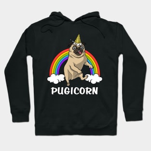 Pugicorn Pug Dog Hoodie